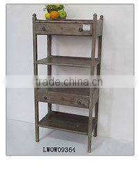 Natural Wood Finish Shabby Recycled Folding Plant Pot