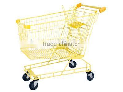 RH-SU180 180L 1025*595*1040mm 4''PU Wheel Unfolding Australia Supermarke Trolley