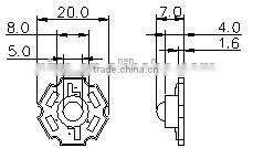 2016 hot sale COG LED filament LEDM COB LED 160lm/w high lumen