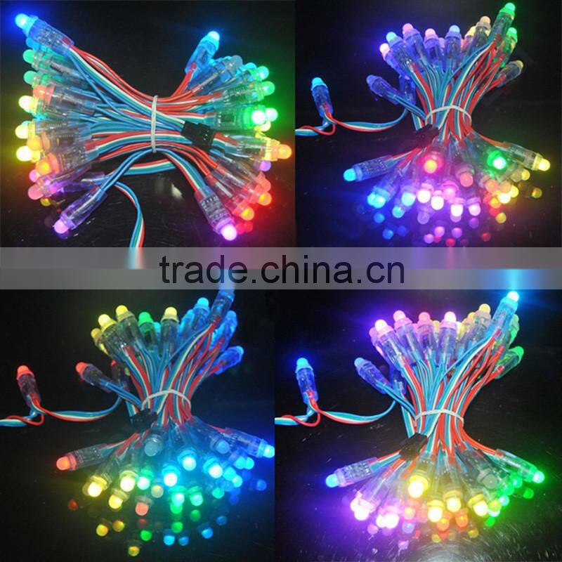 DC5V IP65 Waterproof 12mm WS2811 RGB LED pixel string light