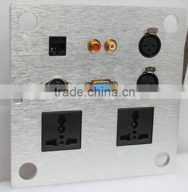 Aluminium New Design Wall Switch and Socket for Conference Room
