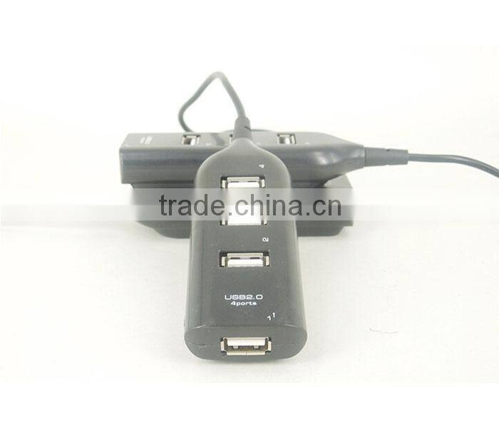 New High Speed 4-Port Splitter USB 2.0 Hub powered Adapter For PC Laptop Notebook