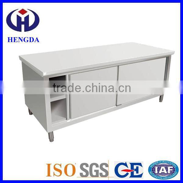 Stainless steel restaurant kitchen cabinet
