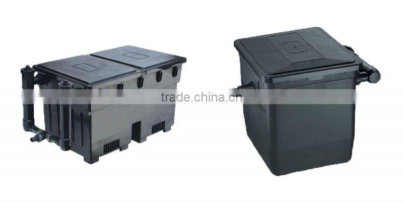 Factory price and supply black housing fish pool filter