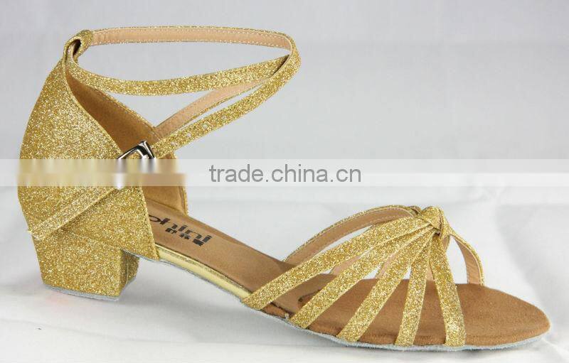 Safety Pure Hand made Child Dance Latin Shoes Kids