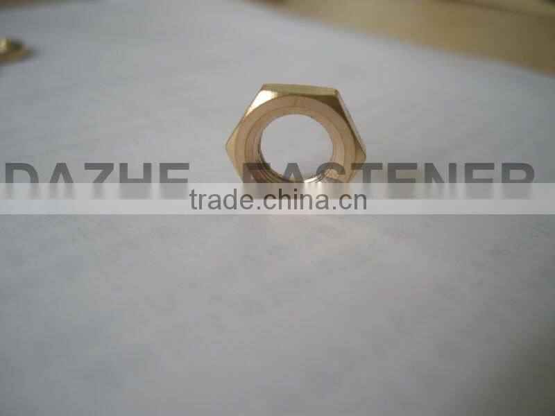 Brass hex nuts DIN934