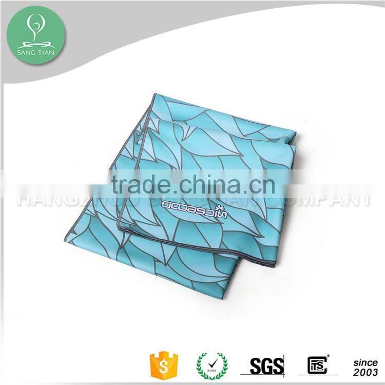 full color non-slip yoga mat towel/yoga towel