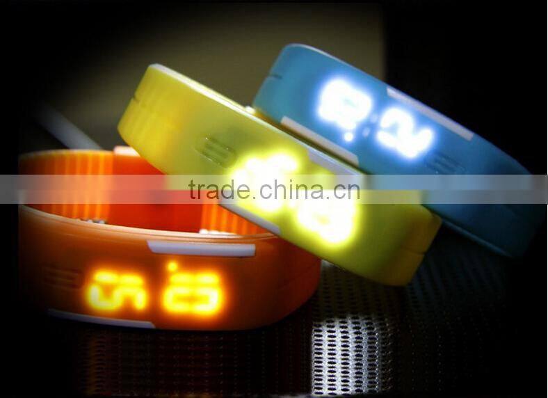 New Style Touch Mini Waterproof Silicon LED Electronic Wristwatches