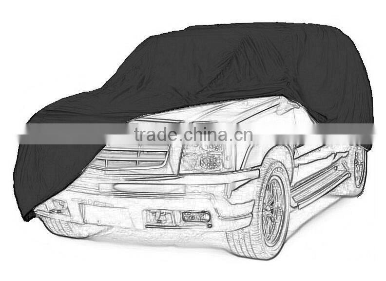 2-sides stretch fabric waterproof car cover