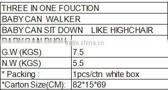 Hot Sales Cheap Price Fashion big baby walker