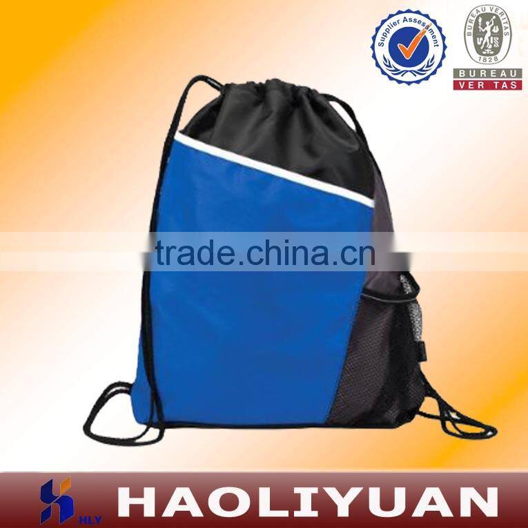 2014 new style polyester waterproof drawstring bag