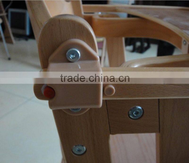 Modern wooden baby high chair