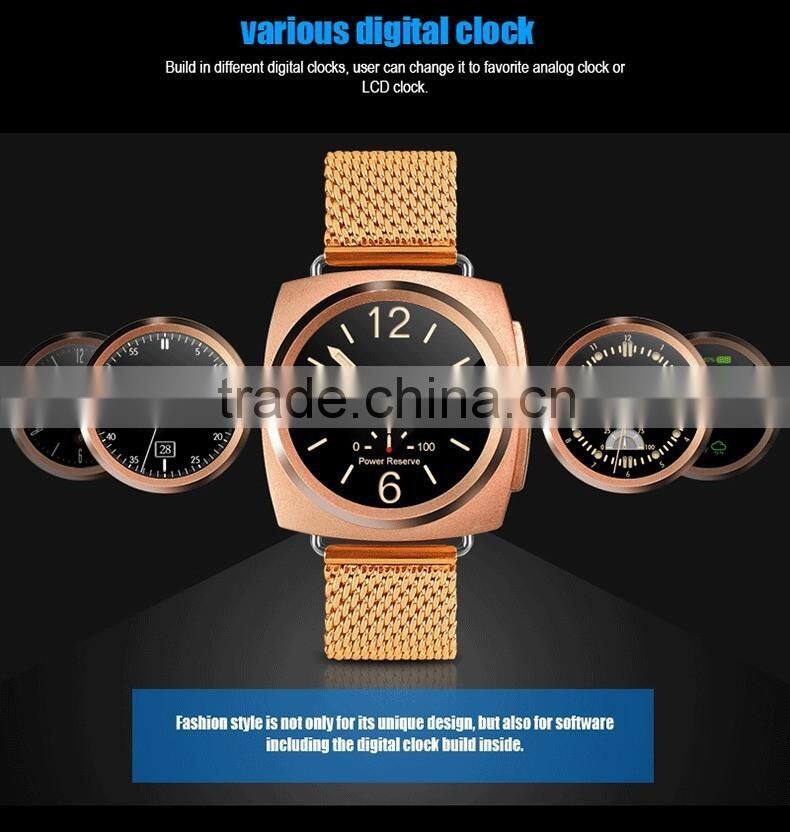 Original A11 1.22'' full round screen Heart Rate Smart Watch MTK2502 BT4.0 Smartwatch for smart phone Intelligent Watch