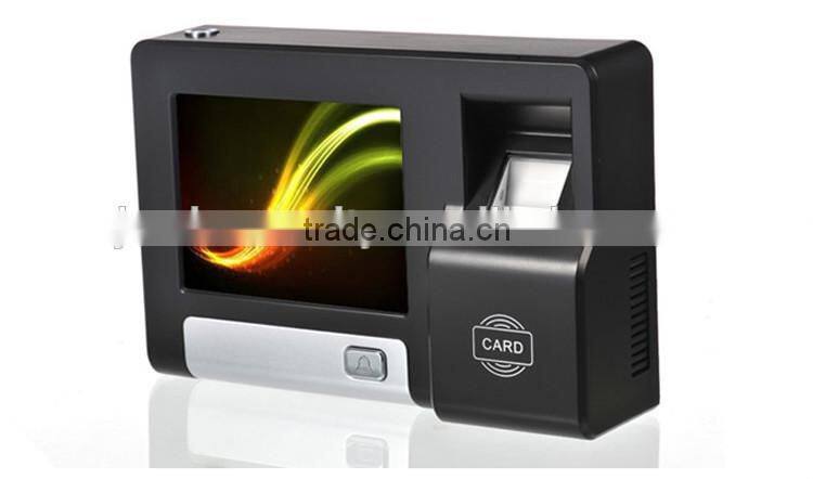 3.5'' TFT Touch screen TCP/IP, RS485, Wiegand26/34 in/out biometric fingerprint time attendance machine