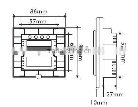 1 GANG TOUCH AND REMOTE SWITCH, SMART WIRELESS SWITCH
