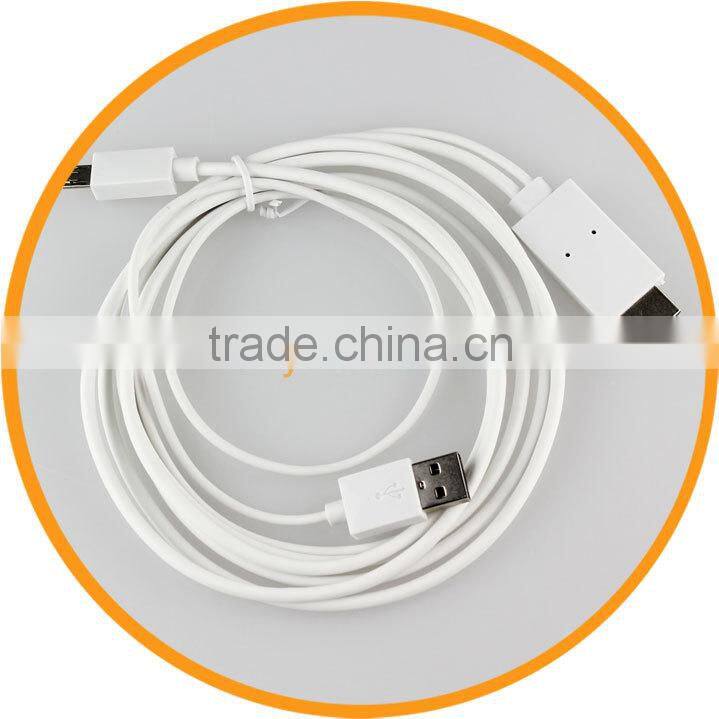 Dailyetech MHL Micro USB Cable HDTV Adapter For Galaxy S5 i9600 S4 S3