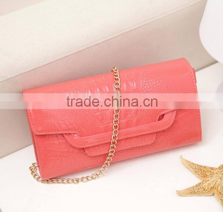 new lady leather handbag fashion makeup bag