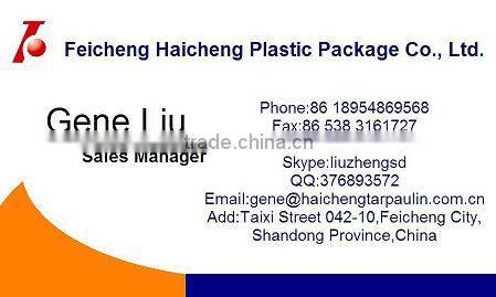 PE Tarpaulin Roll / Durable Coated PE Tarpaulin