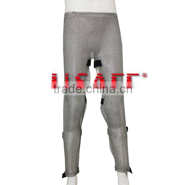 2015 anti cut fastener metal working pants of butchers