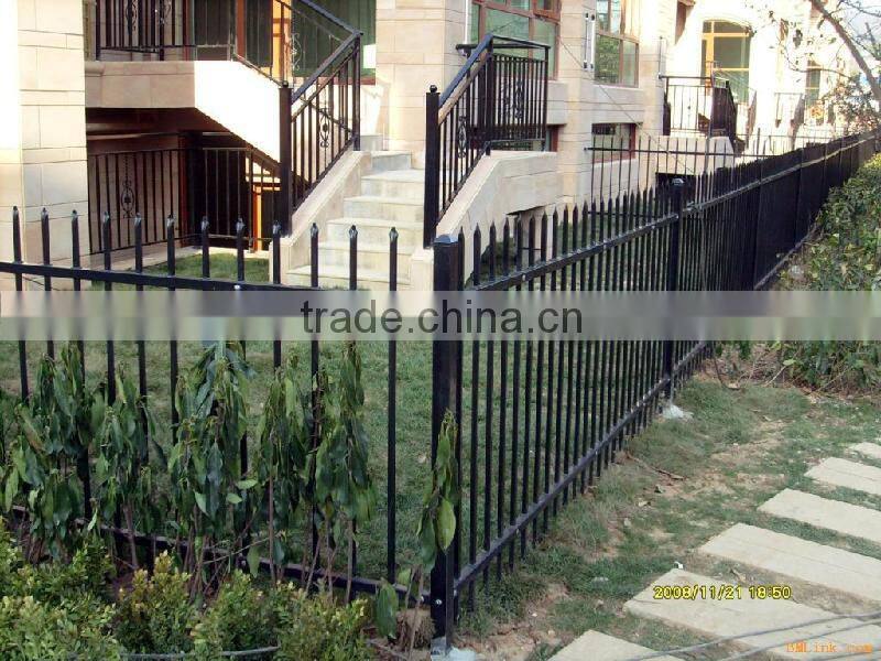 ISO9001 Most popular Assembled Zinc Steel Fence