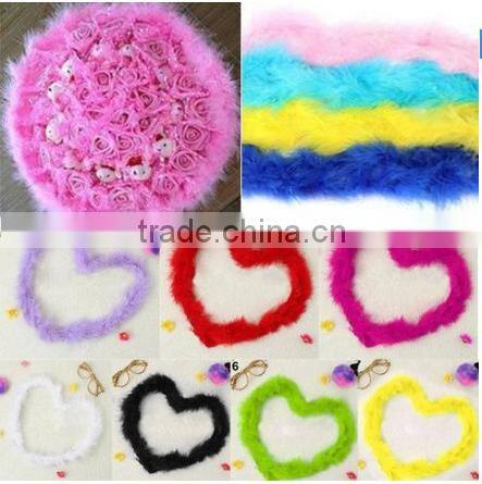 2 Meters Marabou Feather Boa for Fancy Dress Party Various Colours