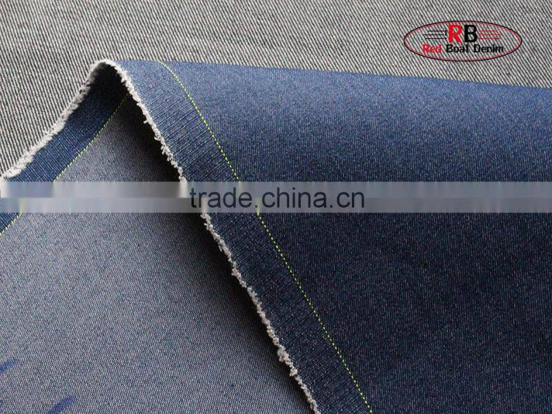 Factory Stock Lot 6.5oz Blue Twill 72%Cotton Denim Fabric