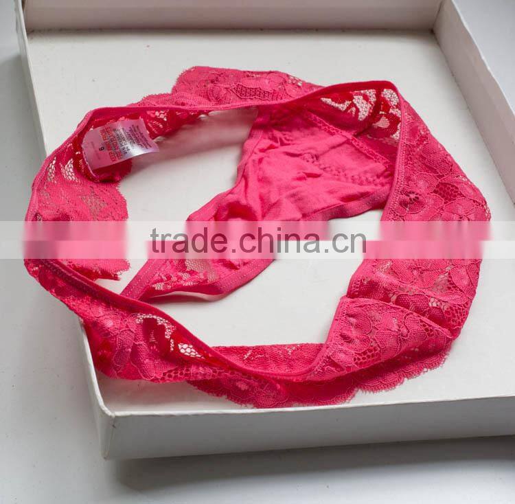 Full lace erotic sexy wet thongs girls see through G-string