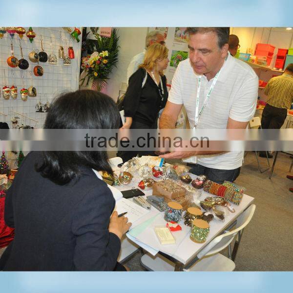 Vintage silve word "B" cardboard alphabet letters for Christmas decoration