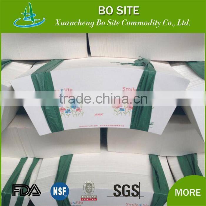 cheap price paper cup fan with custom logo