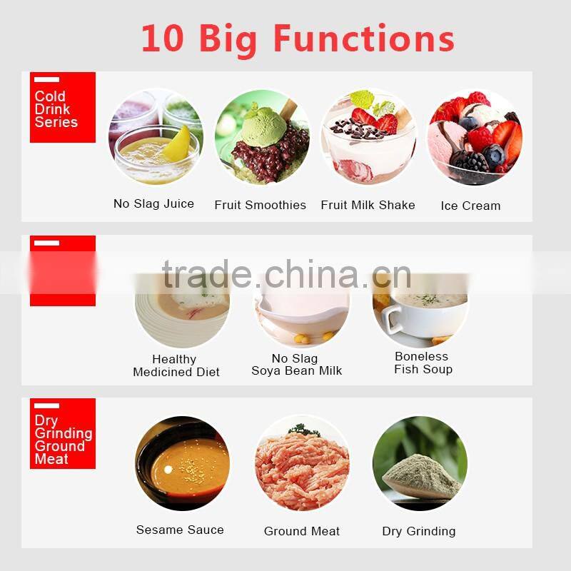 2100w fruit ice food Home appliance PC Container Material best home appliance meat grinder household electric blender