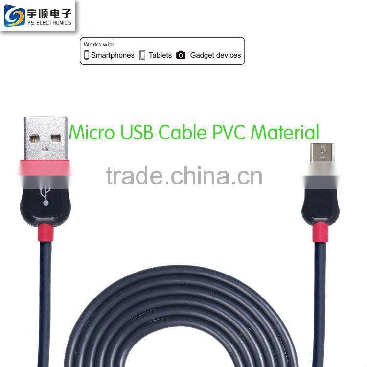 Braided Micro USB Cable Double Copper Optical Fiber