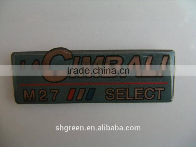 Black crystal dome sticker for metal production