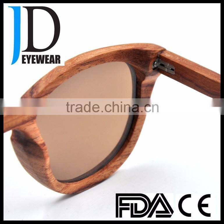 High Quality Cat.3 UV400 OEM Skateboard Wood Sunglasses
