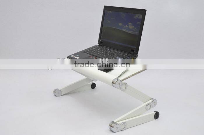 Multifunctional folding comfortable portable laptop stand with mouse pad