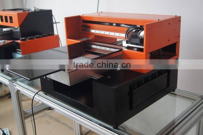 stable quality A3 size digital led uv led flatbed printer small, a3 epson jet 1800 uv flatbed inkjet printer