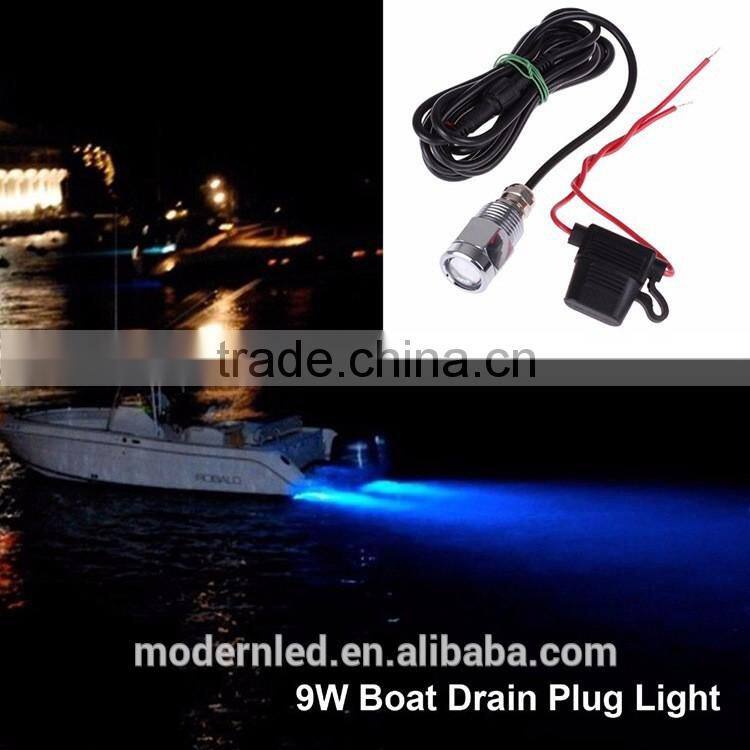 IP68 underwater 316 stainless steel 9W underwater boat led lights