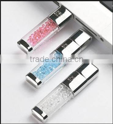Colorful High Quality Economy Custom crystal pen USB 2.0 Flash Drive