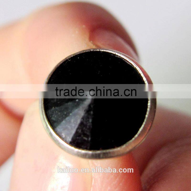 Black A stone rivet for lady jeans/hand bag/hat