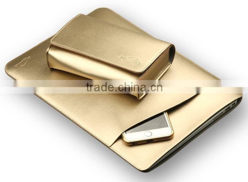 Hot Leather Laptop Sleeve Case For MacBook Air 11",AIR 13",Retina 12,13.3,15.4 inch,Case For Laptop Bag