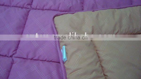 Microfiber SKY BLUE- Beige Bicolor Embossed Quilt