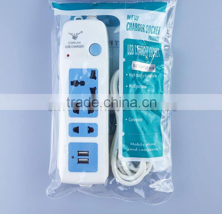 2.1 Amp USB Power strip / surge protector with USB port / extention socke