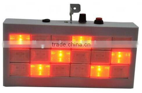 18pcs*1W RGB LED Strobe Light Plastic housing