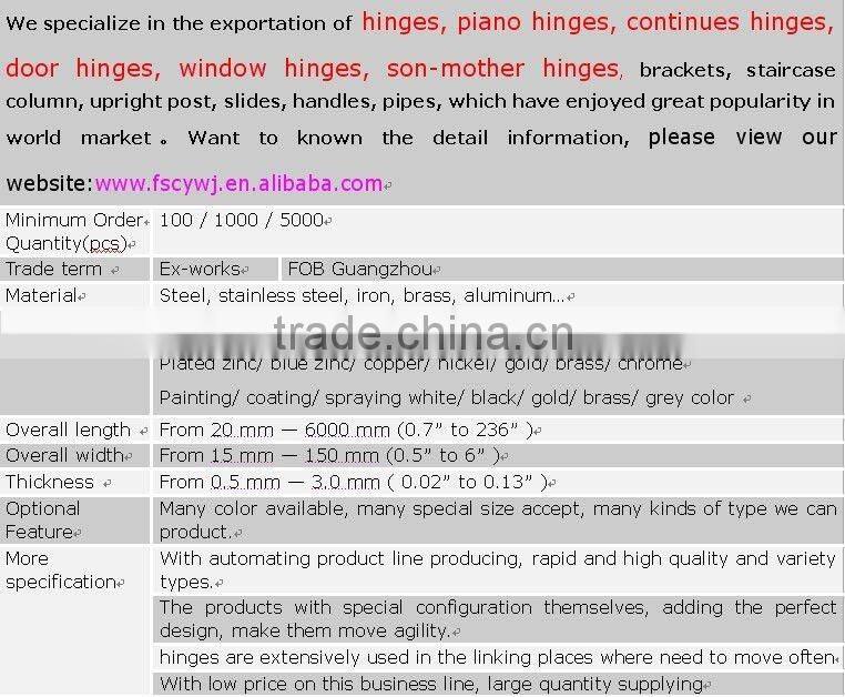 stainless steel 201 4 inch door hinges