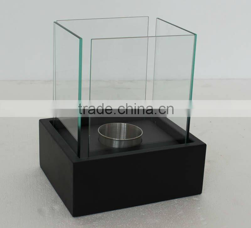 Ethanol fireplace FD08 + Stainless steel burner + Table top