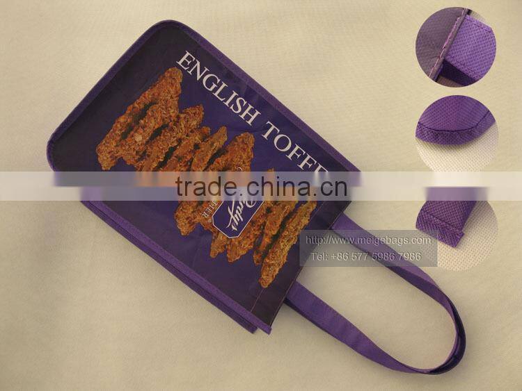 BSCI audit factory tote bag on wheels/purple tote bag/tote bag
