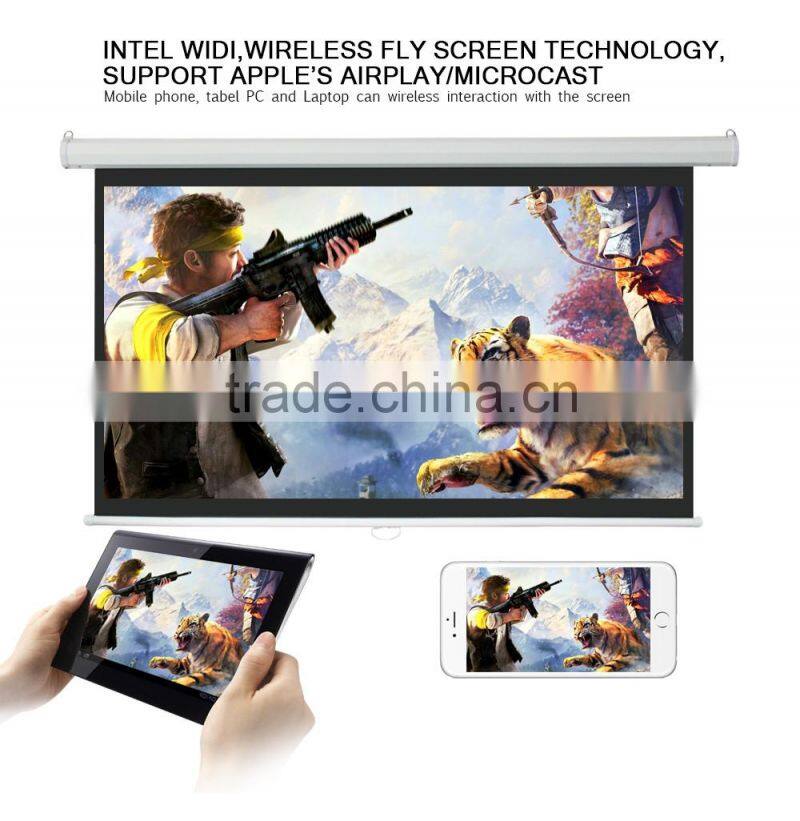 New Multimedia LED Projector Home Cinema AV VGA USB HDMI HD 1080P projector