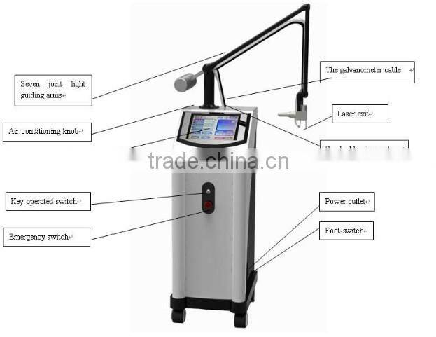 Most popular Fractional CO2 Laser acne scars removal laser Device