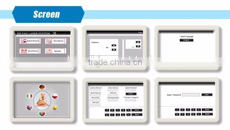 Hot selling import laser bar portable q-switched nd:yag laser tattoo removal device