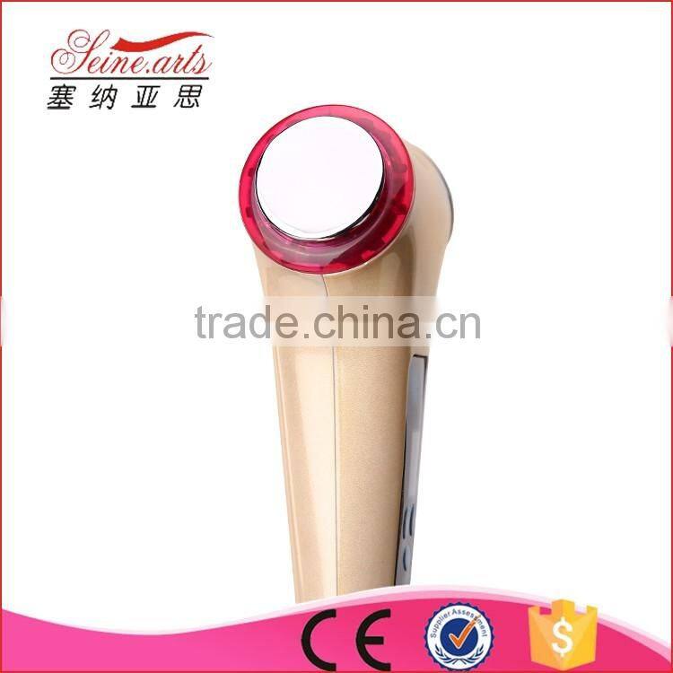 LCD rechargeable handheld ultrasonic hot and cold hammer colorful beauty instrument lw-029
