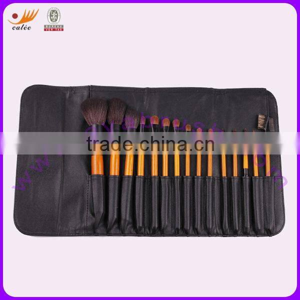 15pcs Elegant Professional Makeup Brush Set in Pouch